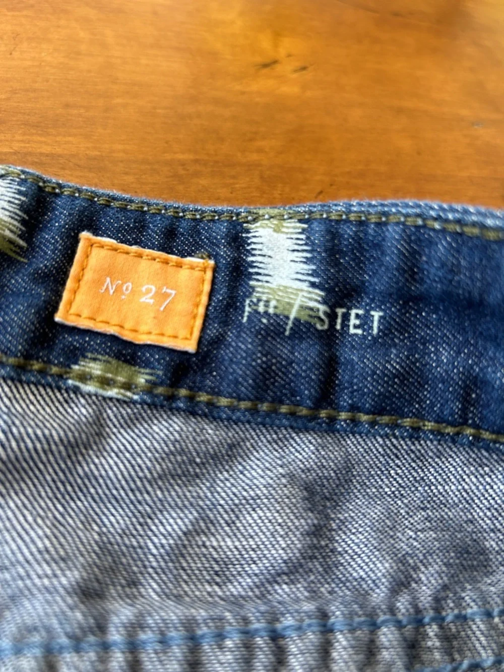 Pilcro and the Letterpress Denim Shorts, size 27 - Picture 7 of 8